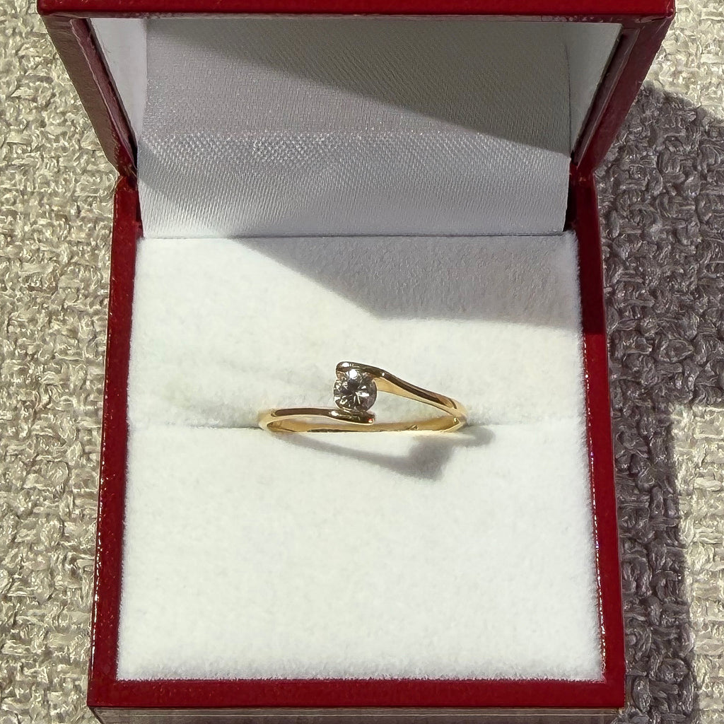 15pt Diamond Vintage Ring | 18ct Solid Gold