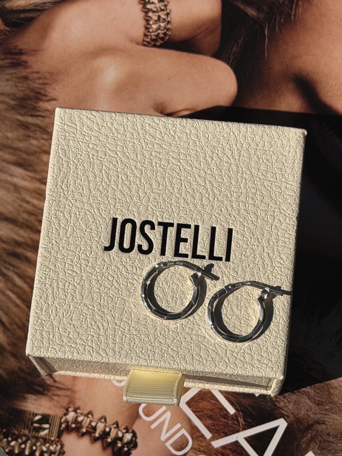 SILVER HOOPS MADE IN ITALY