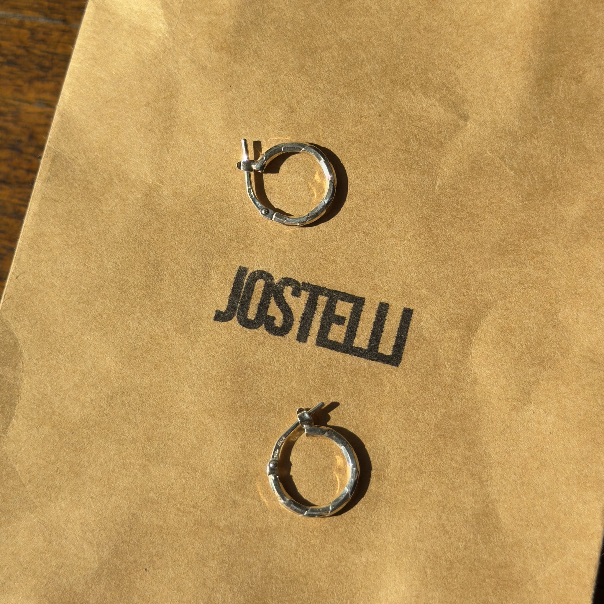 SILVER HOOPS MADE IN ITALY