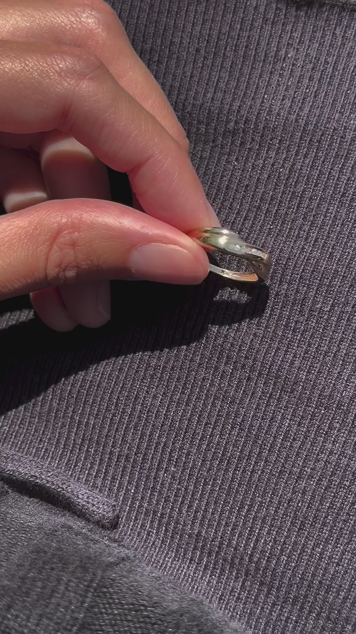 7 Diamond, Solid Gold Ring