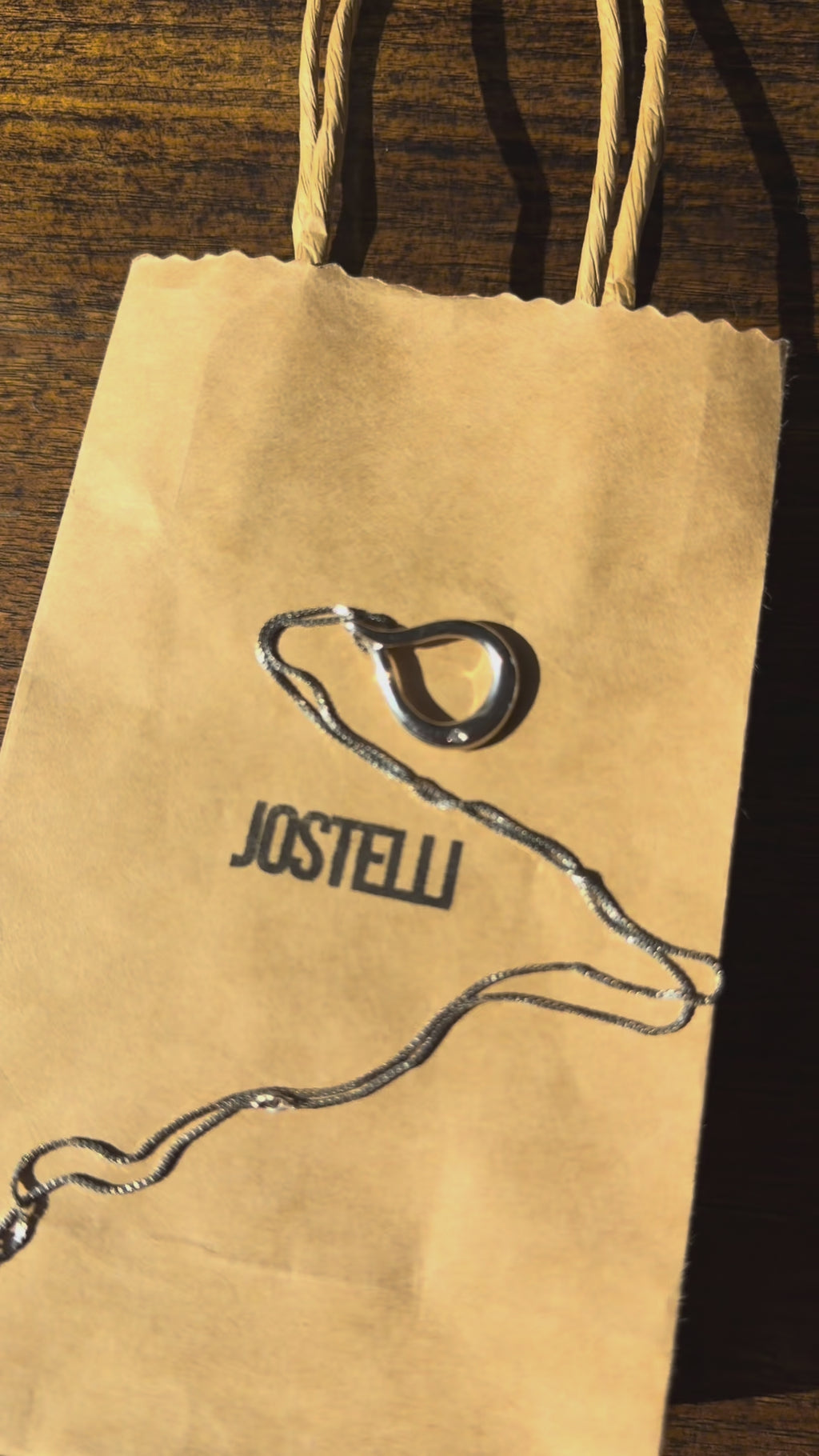 CLEAR STONE 925 SILVER NECKLACE WITH CHAIN