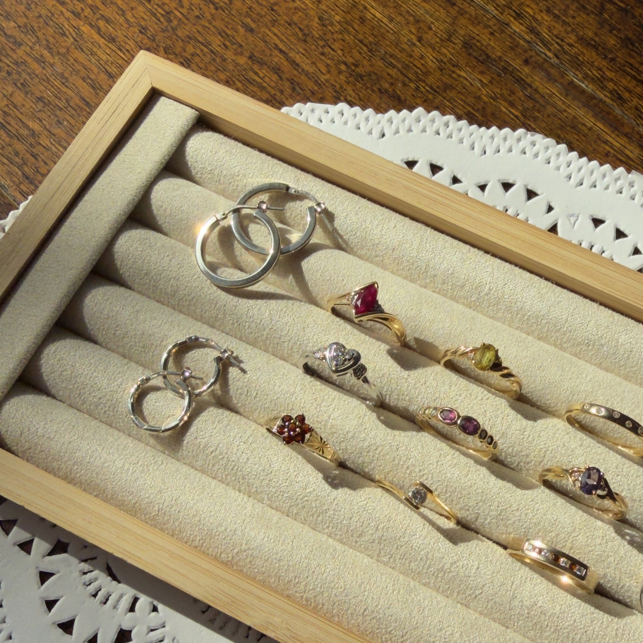 SILVER HOOPS MADE IN ITALY